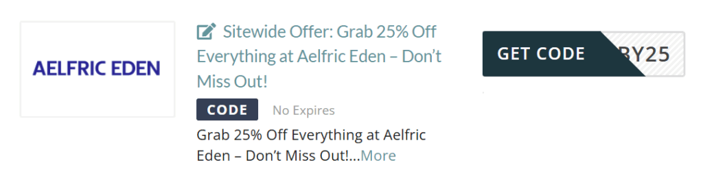 Aelfric eden
